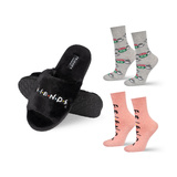 czarny || szary || różowy