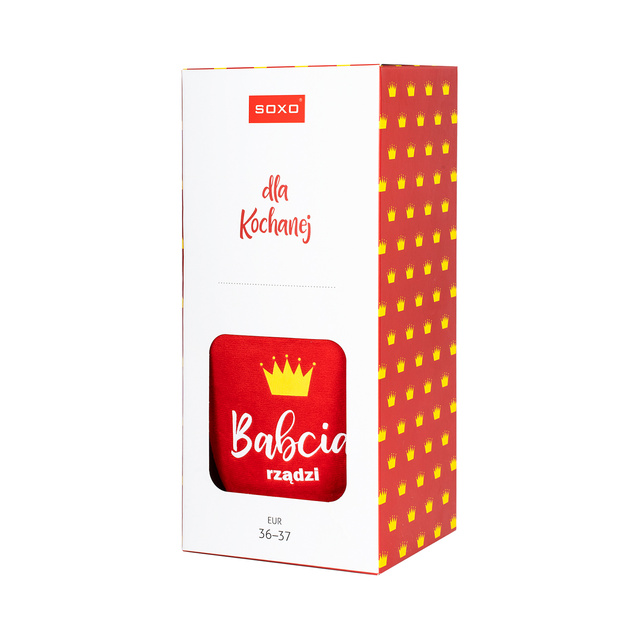 Kapcie Damskie Babcia Rządzi