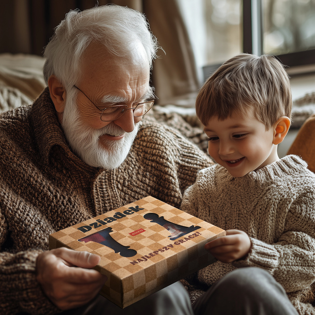 Skarpetki Szachy Dla Dziadka 2-pak