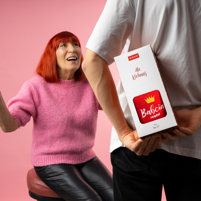 Kapcie Damskie Babcia Rządzi