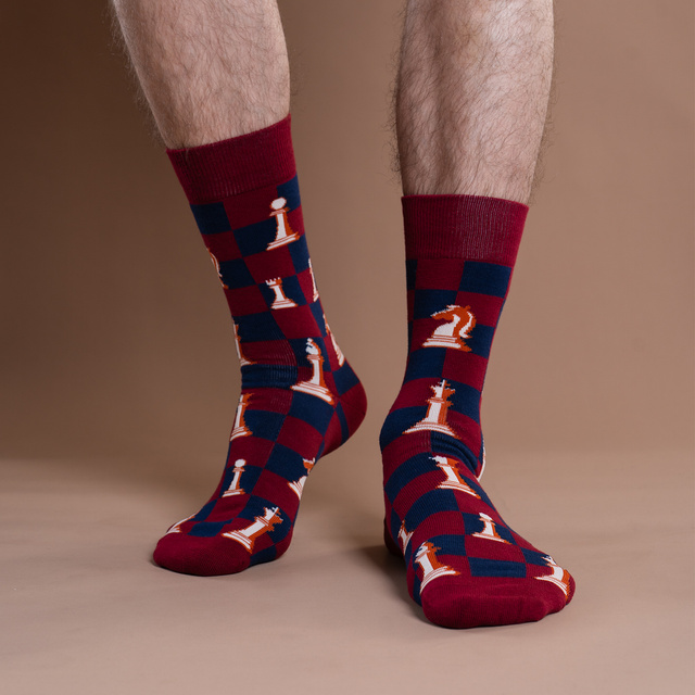 Skarpetki Szachy Dla Dziadka 2-pak