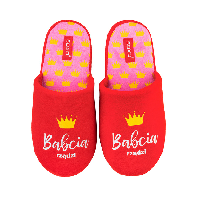Kapcie Damskie Babcia Rządzi