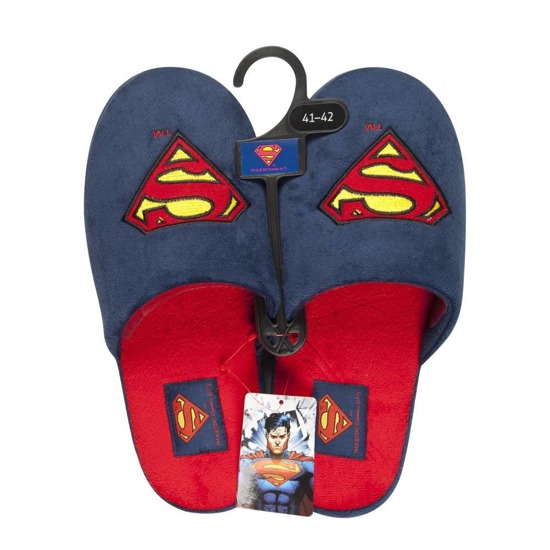 Kapcie SUPERMAN DC Comics Z twardą podeszwą TPR superbohater