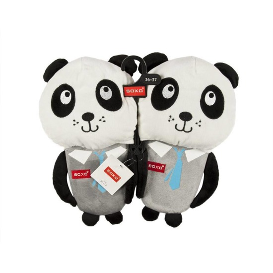 Kapcie damskie kolorowe SOXO panda